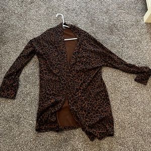 Leopard cardigan